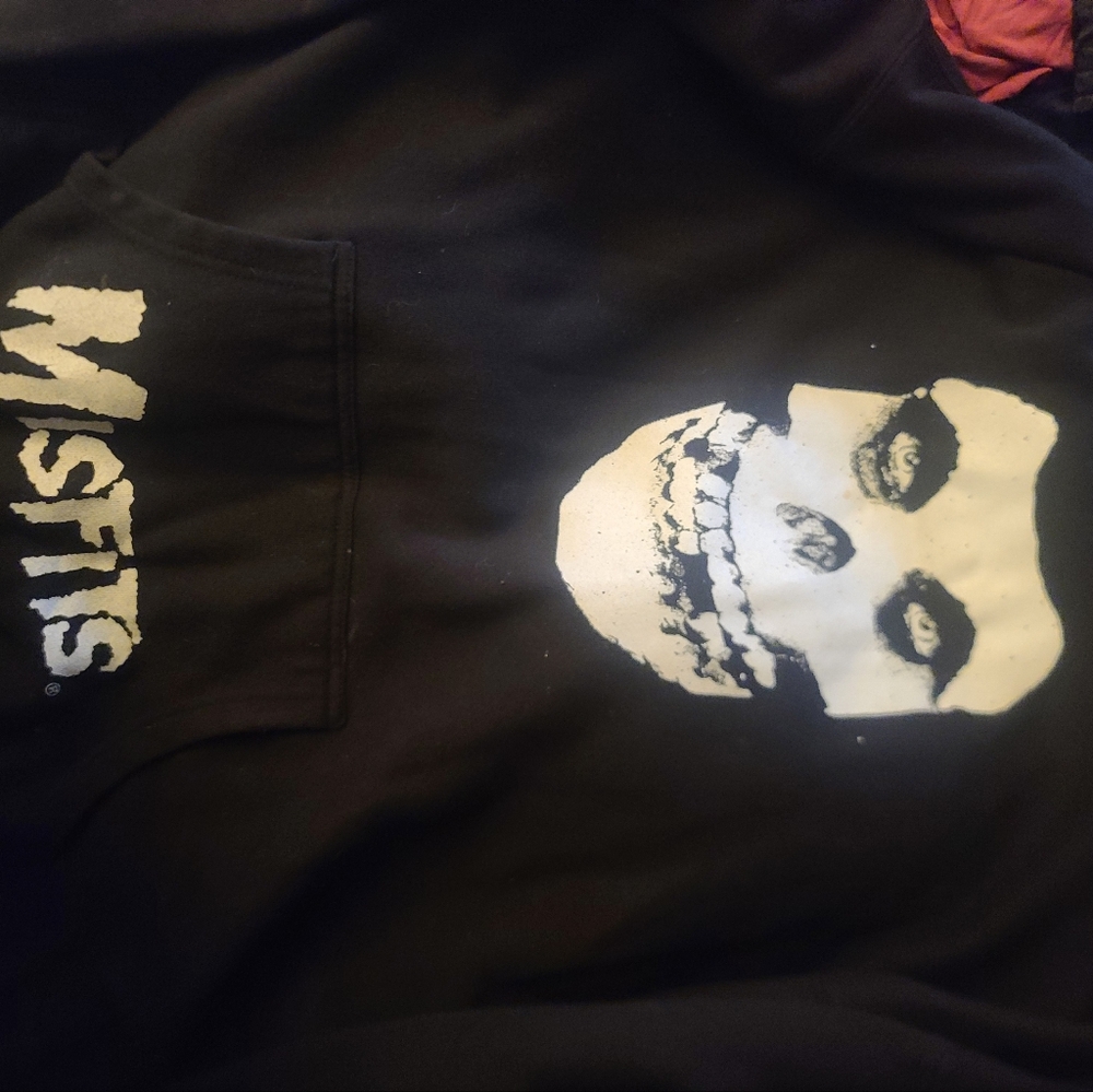 Hot Topic Black Misfits Hoodie